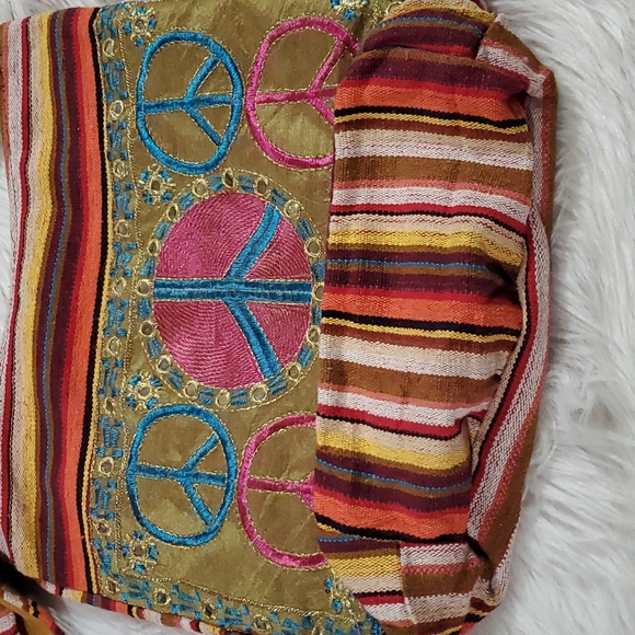 Bohemian PEACE crossbody bag - Picture 3 of 6